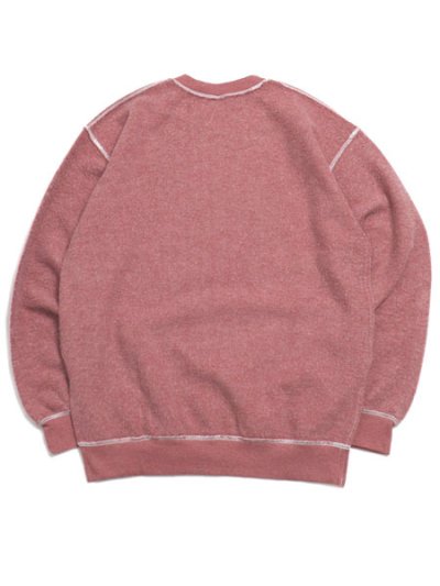 画像2: 【SALE】SUNNY INC BATO OUTHER SIDE TIGHER SWEAT WINE