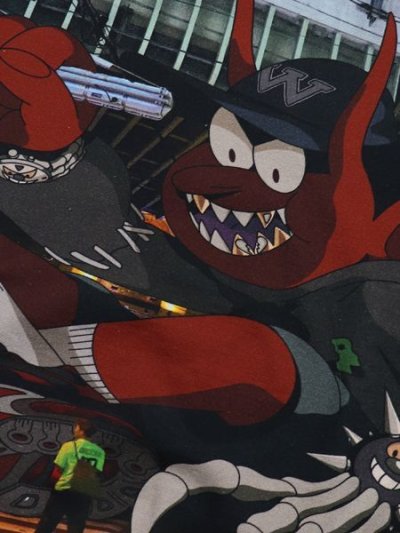 画像3: 【SALE】【送料無料】WHIMSY SOCKS DEVIL CREWNECK BLACK