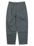 【送料無料】SCHOTTTC TC DOUBLE PLEATED WIDE PANTS GREY