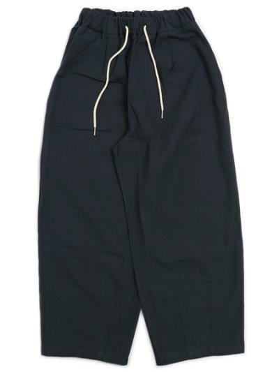 画像1: 【SALE】CONICHIWA bonjour BOY WIDE CHINO PANTS NAVY