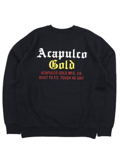 画像2: 【SALE】ACAPULCO GOLD BROOKNAM CREWNECK SWEATSHIRT 13.5oz