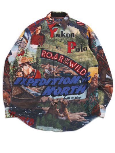 画像1: 【SALE】【送料無料】POLO RALPH LAUREN CLASSIC.F EXPEDITION PRINT FLANNEL SHIRT