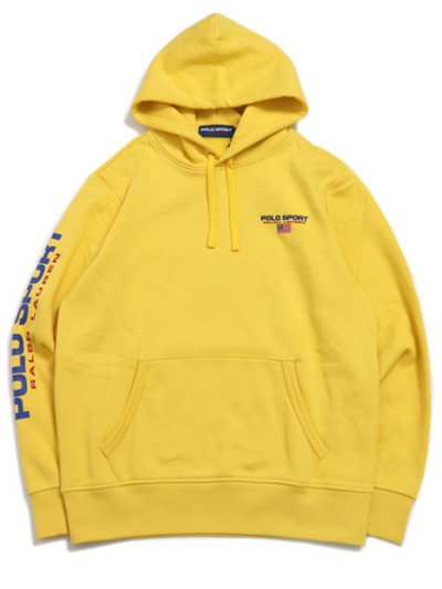 画像1: 【送料無料】POLO RALPH LAUREN POLO SPORT FLEECE HOODIE CANARY YELLOW