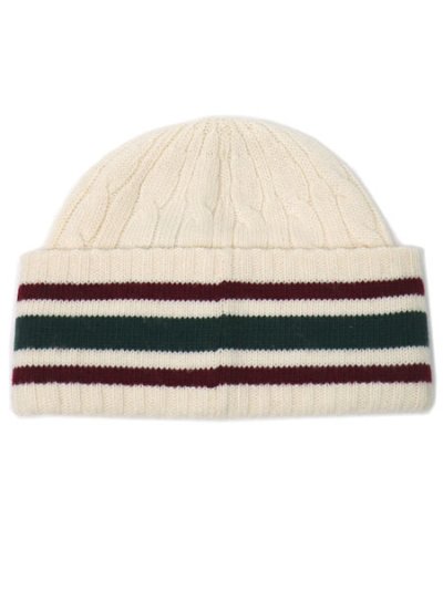 画像2: 【SALE】POLO RALPH LAUREN CRICKET BEAR CABLE KNIT BEANIE