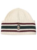 POLO RALPH LAUREN CRICKET BEAR CABLE KNIT BEANIE