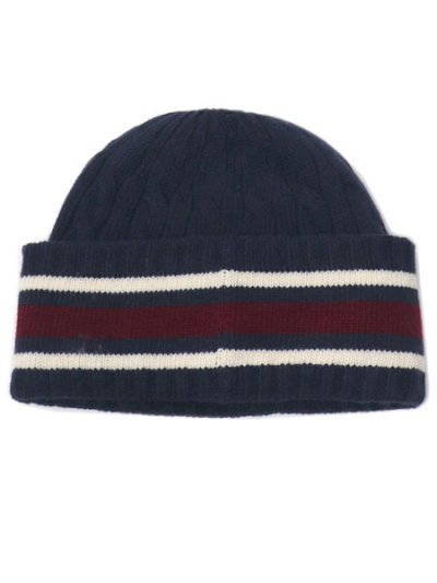 画像2: POLO RALPH LAUREN CRICKET BEAR CABLE KNIT BEANIE