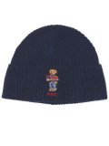 POLO RALPH LAUREN HOLIDAY BEAR RIB KNIT BEANIE