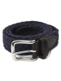 【送料無料】POLO RALPH LAUREN RYDER CUP BRAIDED BELT NAVY/BROWN