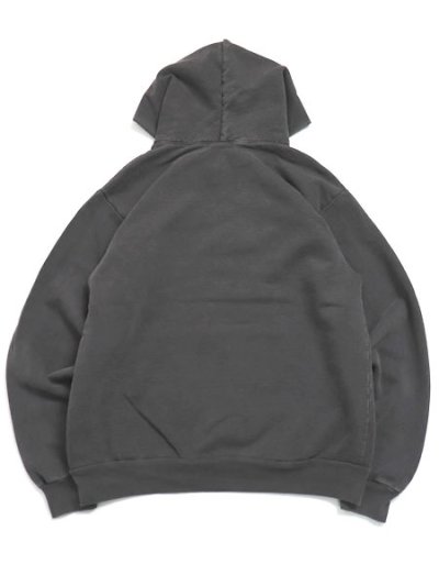 画像2: 【送料無料】LOS ANGELES APPAREL 14oz HEAVY FLEECE HOODED PULLOVER-V.BLK