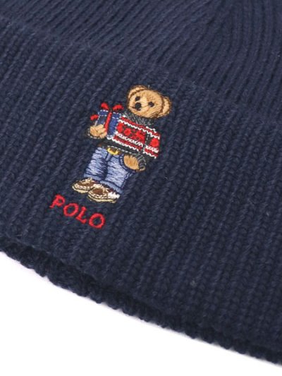 画像3: POLO RALPH LAUREN HOLIDAY BEAR RIB KNIT BEANIE