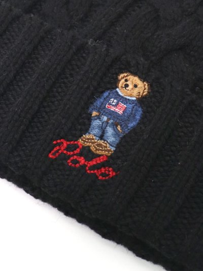 画像3: POLO RALPH LAUREN SWEATER BEAR RECYCLED CABLE KNIT BEANIE