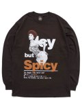 Rap Attack ICY BUT SPICY L/S TEE D.CHOCOLATE