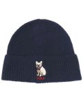 POLO RALPH LAUREN FRENCHIE EMBROIDERED RIB KNIT BEANIE