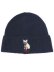 画像1: POLO RALPH LAUREN FRENCHIE EMBROIDERED RIB KNIT BEANIE (1)