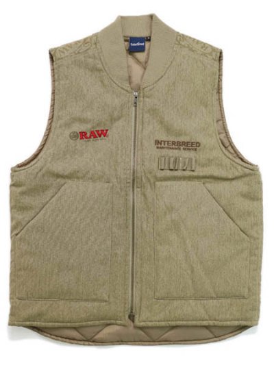 画像1: 【SALE】【送料無料】INTERBREED RAW FACTORY VEST