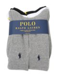 POLO RALPH LAUREN CLASSIC SPORT CREW 6PK SOCKS GH ASST