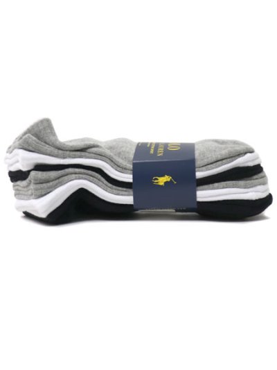 画像3: POLO RALPH LAUREN CLASSIC SPORT QUATER 6PK SOCKS GH ASST