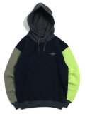 【SALE】WHIMSY SOCKS PANELED HOODIE NAVY