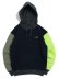 画像1: 【SALE】WHIMSY SOCKS PANELED HOODIE NAVY (1)