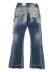 画像2: 【送料無料】mnml B118 FLARE WORK DENIM BLUE (2)