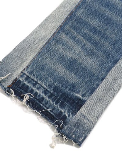 画像7: 【送料無料】mnml B133 FLARE DENIM BLUE