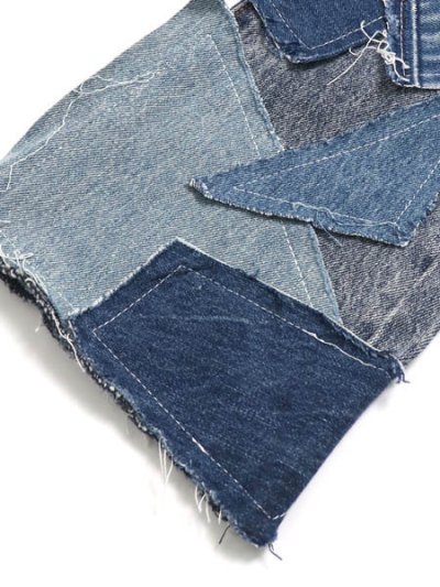 画像8: 【SALE】【送料無料】mnml B424 PATCH FLARE DENIM BLUE
