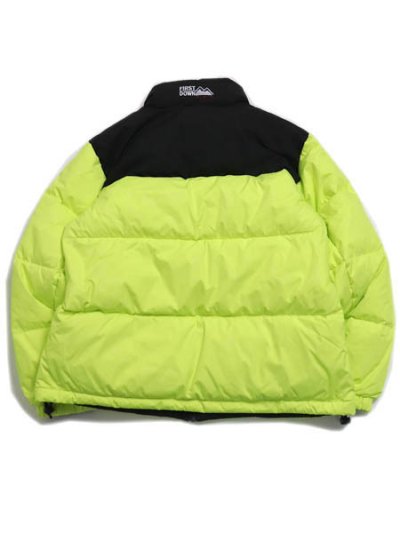 画像2: 【SALE】【送料無料】FIRST DOWN BUBBLE DOWN JKT MICROFT YELLOW