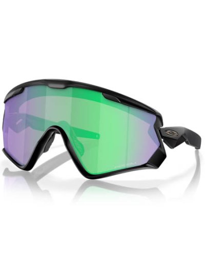 画像1: 【送料無料】OAKLEY WIND JACKET 2.0 MATTE BK/PRIZM ROAD JADE