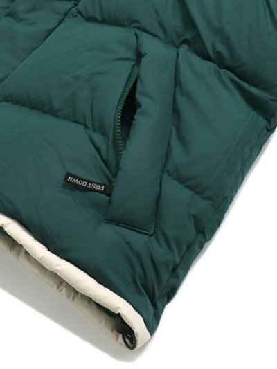 画像5: 【SALE】【送料無料】FIRST DOWN HOOD DETACHABLE DOWN JKT MICROFT GREEN
