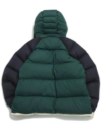 画像2: 【送料無料】FIRST DOWN HOOD DETACHABLE DOWN JKT MICROFT GREEN