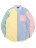 【SALE】【送料無料】POLO RALPH LAUREN CLASSIC FIT SOLID OXFORD FUN SHIRT