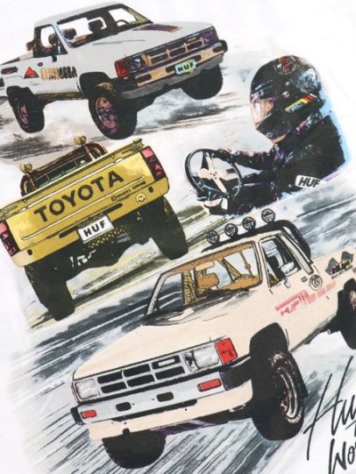 画像3: 【SALE】HUF TOYOTA RACING S/S TEE