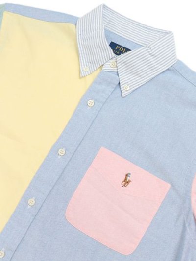 画像3: 【送料無料】POLO RALPH LAUREN CLASSIC FIT SOLID OXFORD FUN SHIRT