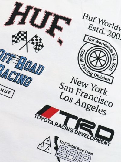 画像4: 【SALE】HUF TOYOTA RACING S/S TEE