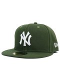 NEW ERA 59FIFTY NY YANKEES RIFLE GREEN/WHITE