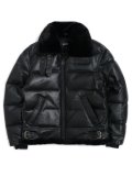 【SALE】【送料無料】AVIREX LEATHER DOWN BOMMER JACKET