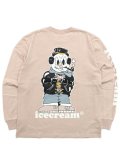 【SALE】ICECREAM NO FLAKES LS TEE ROSE SMOKE