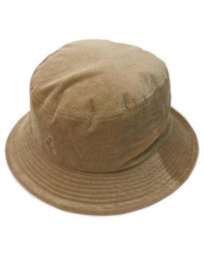 画像1: 【SALE】KANGOL CORD BUCKET BEIGE