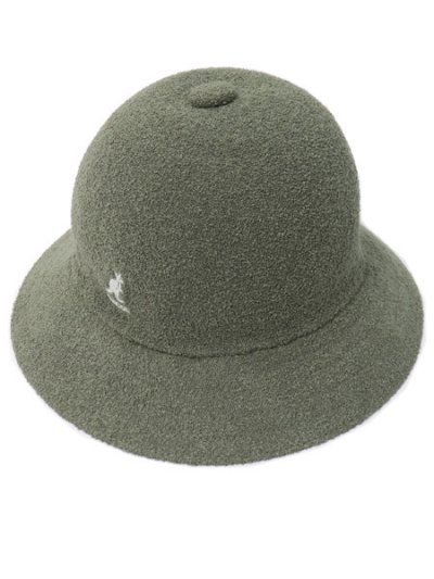 画像1: KANGOL BERMUDA CASUAL-OIL GREEN