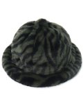 【SALE】KANGOL FAUX FUR CASUAL-OLIVE ZEBRA