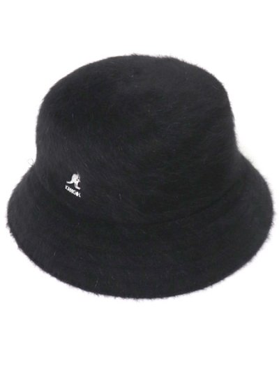 画像1: KANGOL FURGORA BUCKET-BLACK