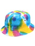 NEW HATTAN TIEDYE COTTON HAT-BLUE MULTI