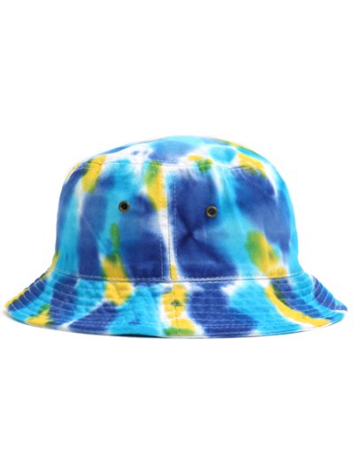 画像2: NEW HATTAN TIEDYE COTTON HAT-BLUE/YELLOW