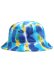 画像2: NEW HATTAN TIEDYE COTTON HAT-BLUE/YELLOW (2)