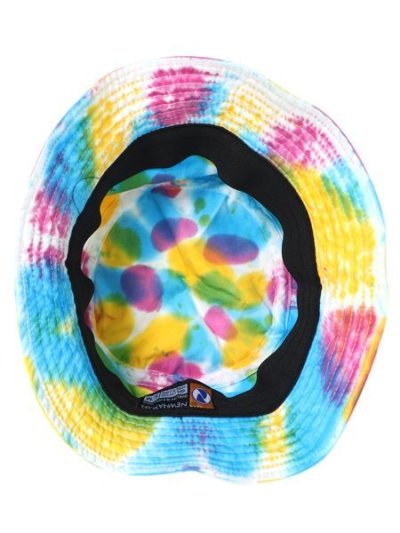 画像3: NEW HATTAN TIEDYE COTTON HAT-BLUE MULTI