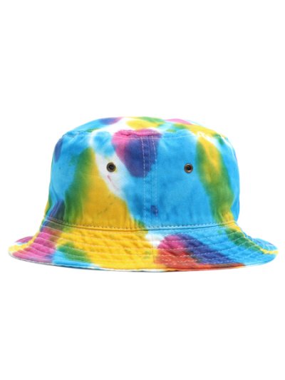 画像2: NEW HATTAN TIEDYE COTTON HAT-BLUE MULTI