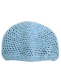 NEW HATTAN COTTON CROCHET KUFIS-SKY BLUE