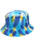 NEW HATTAN TIEDYE COTTON HAT-BLUE/YELLOW