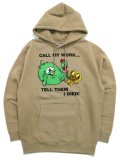 【SALE】COLD WORLD FROZEN GOODS STUGAZI RETIRED HOODIE 10oz BEIGE