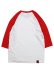 画像2: COOKIES CLOTHING COOKIES LOGO 3/4 RAGLAN TEE WHITE/RED (2)